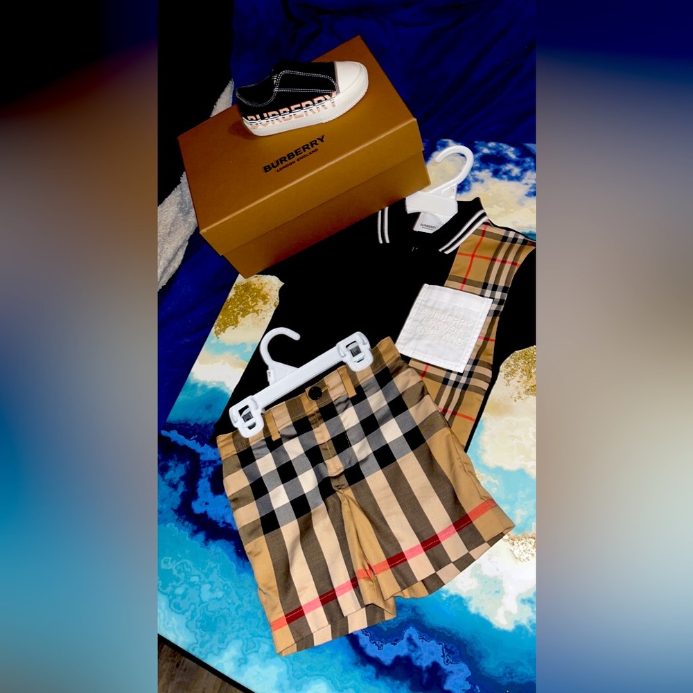 Burberry toddler outfit